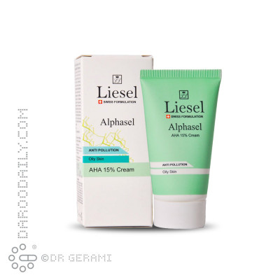 کرم 15 درصد AHA پوست چرب مدل Alphasel لایسل 30 میلی لیتری