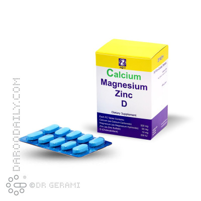 قـرص کلسیم منیزیم زینک و ویتامین D3 دینه 50 عددی