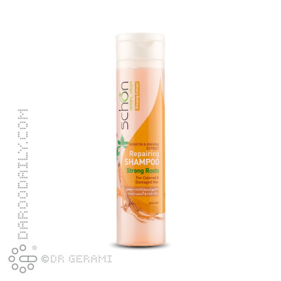 شامپو ترمیم کننده موهای رنگ شده حاوی جینسینگ شون 400 میلی لیتری
