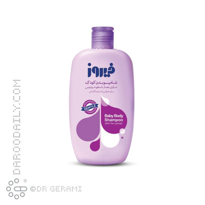 شامپو بدن کودک حاوی عصاره اسطوخودوس فیروز 450 میلی لیتری