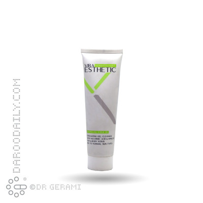 ژل اسکراب پوست چرب و نرمال صورت و بدن ویرا استتیک ۱۵۰ میلی لیتری