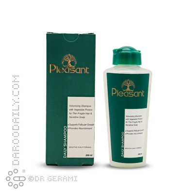 شامپو روزانه و تقویت کننده مو حاوی پروتئین گندم پلزنت 200 میلی لیتری