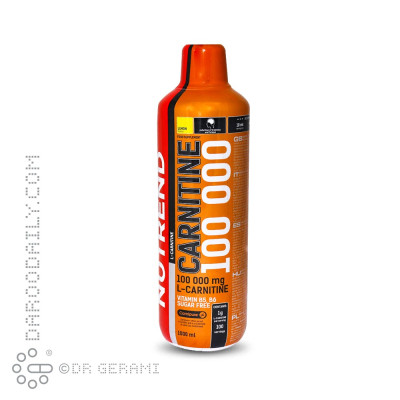 محلول ال کارنیتین ۱۰۰۰۰۰ پرتقالی ناترند ۱۰۰۰ میلی لیتری