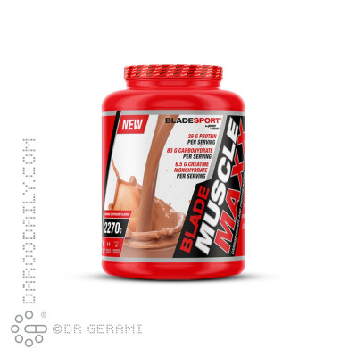 پودر بلید ماسل مکس با طعم کارامل کاپوچینو بلید اسپرت 2270 گرمی