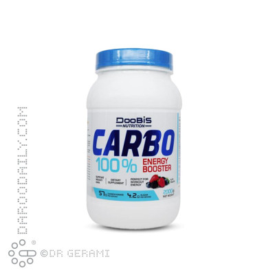 پودر کربو 100 درصد انرژی بوستر توتی فروتی دوبیس 2000 گرمی