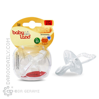 پستانک ارتودنسی سیلیکونی بی بی لند کد 274