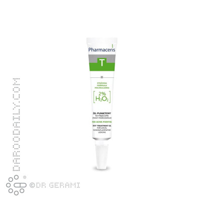 ژل ضد آکنه پوست چرب 2 درصد H2O2 فارماسریز 10 میلی لیتری