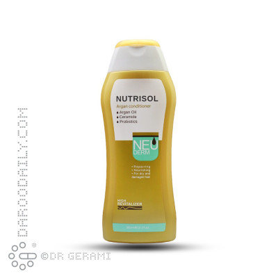 نرم کننده موهای خشک روغن آرگان مدل Nutrisol نئودرم 300 میلی لیتری