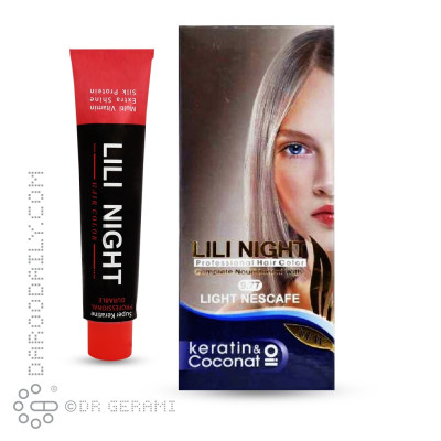 کیت رنگ موی نسکافه ای روشن لی لی نایت شماره 9.77