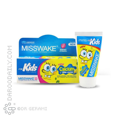 خمیر دندان کودک مدل باب اسفنجی میسویک 50 میلی لیتری