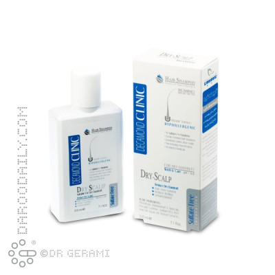 شامپو مو ضد شوره خشک دکاموند کلینیک 210 میلی لیتری