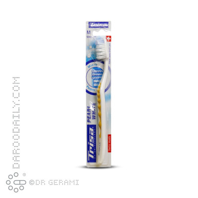 مسواک بزرگسال برس سخت مدل Pearl White تریزا