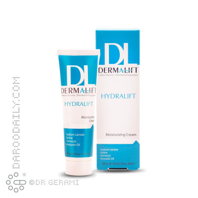 کرم مرطوب کننده پوست خشک مدل Hydralift درمالیفت 50 میلی لیتری