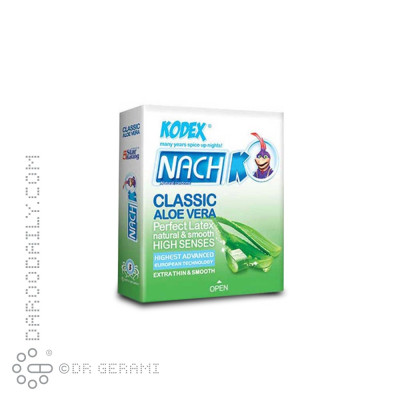 کاندوم ساده مدل Classic Aloevera کدکس 3 عددی