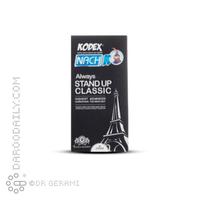 کاندوم ساده مدل Stand Up Classic کدکس 12 عددی