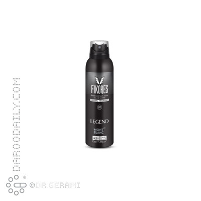 اسپری خوشبو کننده بدن آقایان مدل Legend فیکورس 200 میلی لیتری