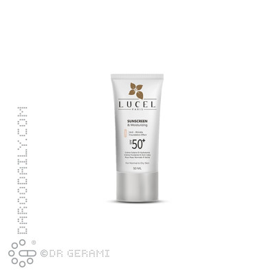 ضد آفتاب کرم پودری بژ روشن پوست خشک SPF50 لوسل 50 میلی لیتری