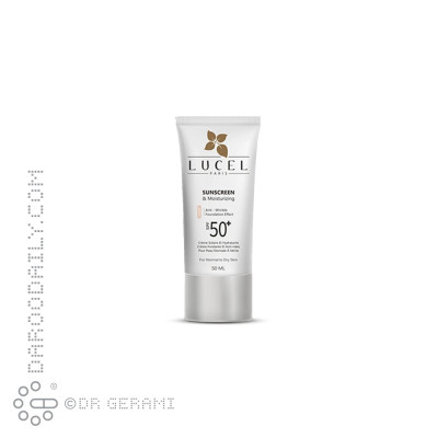 ضد آفتاب کرم پودری بژ روشن پوست چرب فاقد چربی SPF50 لوسل 50 میلی لیتری