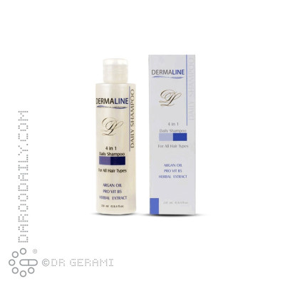 شامپو مو روزانه درمالاین 250 میلی لیتری