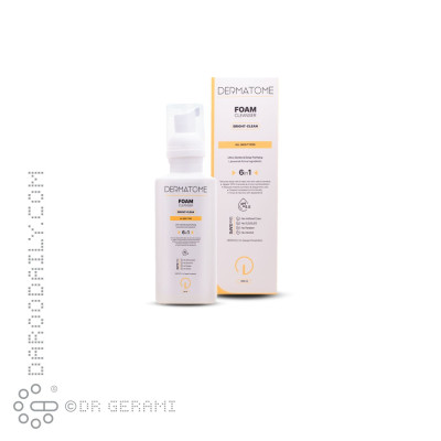 فوم پاک کننده و روشن کننده پوست درماتوم 200 میلی لیتری