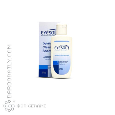 شامپو پاک کننده پلک و مژه آیسول 125 میلی لیتری