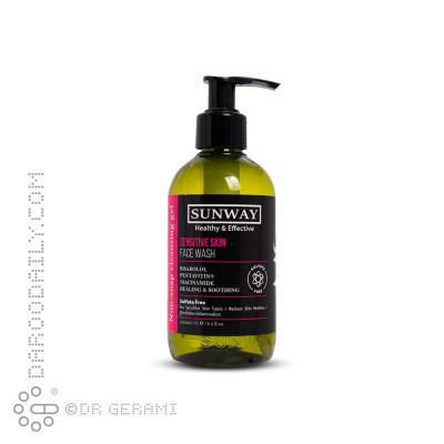 ژل شستشو صورت پوست های حساس سان وی 250 میلی لیتری