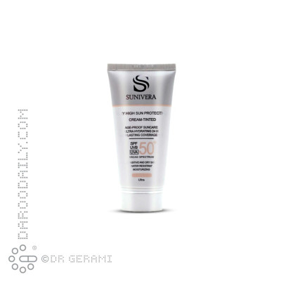 کرم ضد آفتاب رز بژ پوست خشک SPF50 سانیورا ۵۰ میلی لیتری