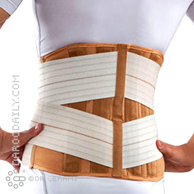 کمربند طبی نرم منفذدار پاک سمن سایز خیلی بزرگ