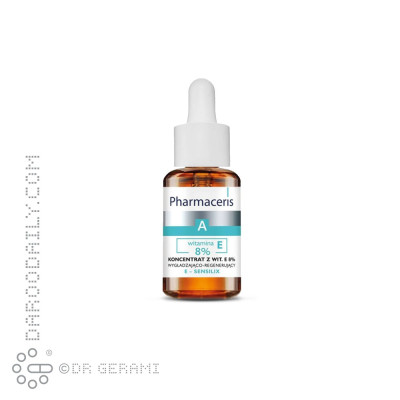 سرم جوان کننده 8 درصد ویتامین E مدل E-Sensilix فارماسریز 30 میلی لیتری