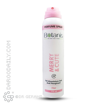اسپری بدن بانوان مدل Merry & Cute بوتانیس ۱۷۵ میلی لیتری