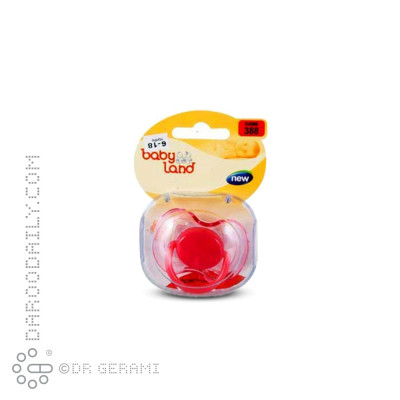 پستانک ارتودنسی النا شفاف بی بی لند سایز 2 کد 388