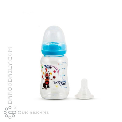 شیشه شیر کلاسیک فندقی بی بی لند 150 میلی لیتری کد 240