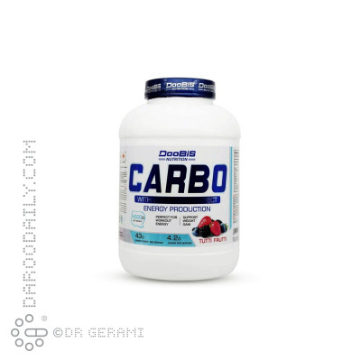 پودر کربو 100 درصد انرژی بوستر توتی فروتی دوبیس 4500 گرمی