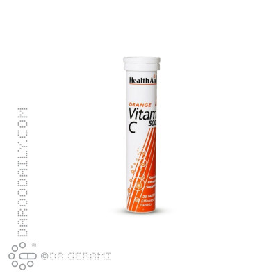 قرص جوشان 5000 میلی گرمی ویتامین C هلث اید 20 عددی