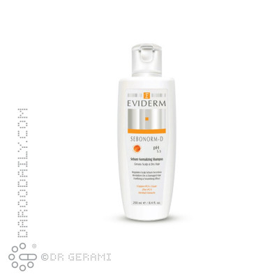 شامپو مو متعادل کننده چربی سبونورم دی اویدرم 250 میلی لیتری