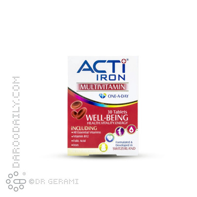 قرص اکتی آیرون ابیان دارو 30 عددی