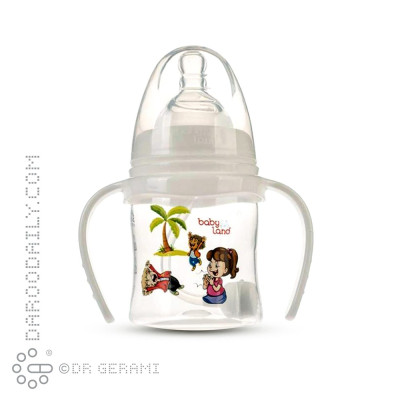 شیشه شیر اتومات دهانه عریض بی بی لند 150 میلی لیتری کد 356