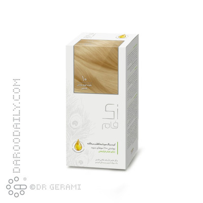 کیت رنگ موی بلوند فوق روشن سری طبیعی زی فام شماره 10