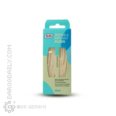 نخ دندان مخصوص بریج و ایمپلنت تپه 30 عددی