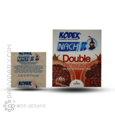 کاندوم مدل Double Pomegranate ناچ کدکس 3 عددی