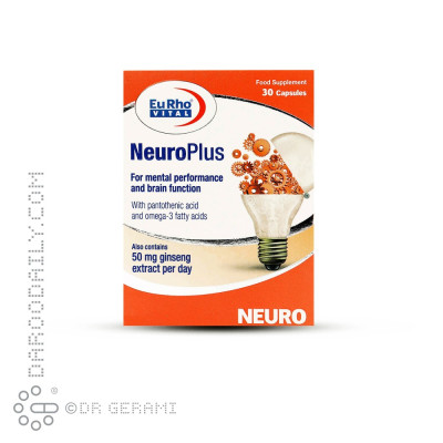 کپسول نورو پلاس یوروویتال 30 عددی