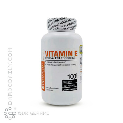 سافت ژل 1000 واحدی ویتامین E برونسون 60 عددی