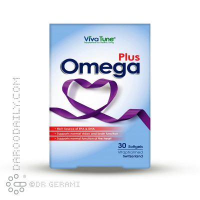 کپسول ژلاتینی امگا پلاس ویواتیون 30 عددی