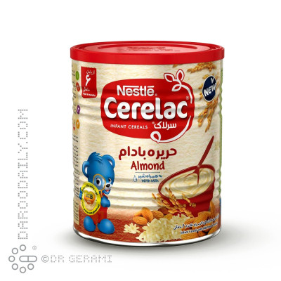 سرلاک حریره بادام به همراه شیر نستله 400 گرمی