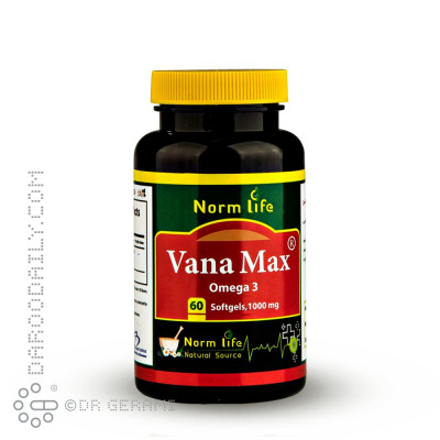 سافت ژل امگا 3 وانا مکس نورم لایف 60 عددی