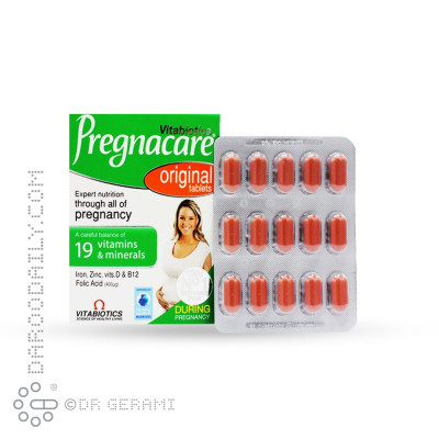 قرص اورجینال پرگناکر بانوان ویتابیوتیکس 30 عددی