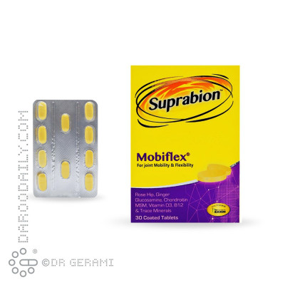 قرص موبیفلکس سوپرابیون اکسون فارمد 30 عددی