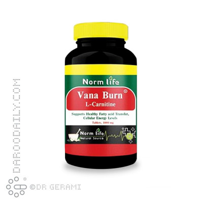 قرص وانابرن ال کارنیتین 1000 میلی گرمی نورم لایف 60 عددی