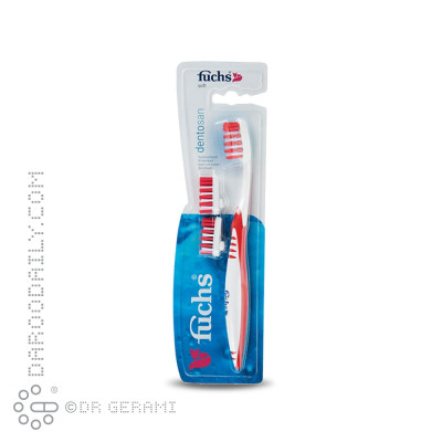 مسواک بزرگسال با برس نرم ۳ در ۱ مدل Dentosan فوکس