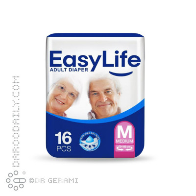 پوشینه بزرگسال متوسط ایزی لایف ۱۶ عددی